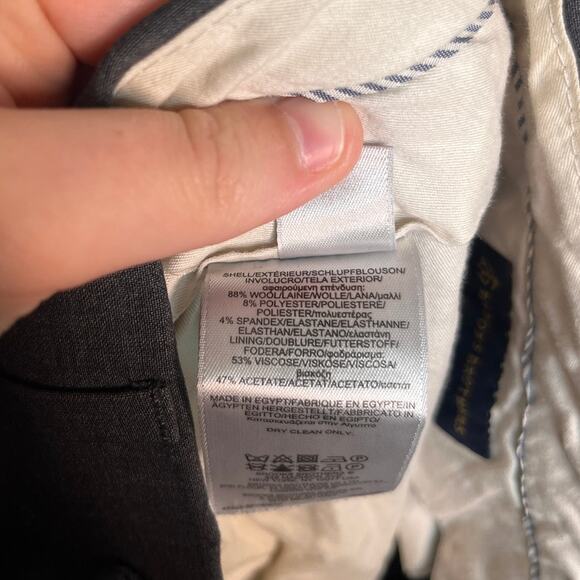 Brooks Brothers Dark Gray Wool Regent Fit Old Money Pleated Pants 36x30 - Picture 3 of 6